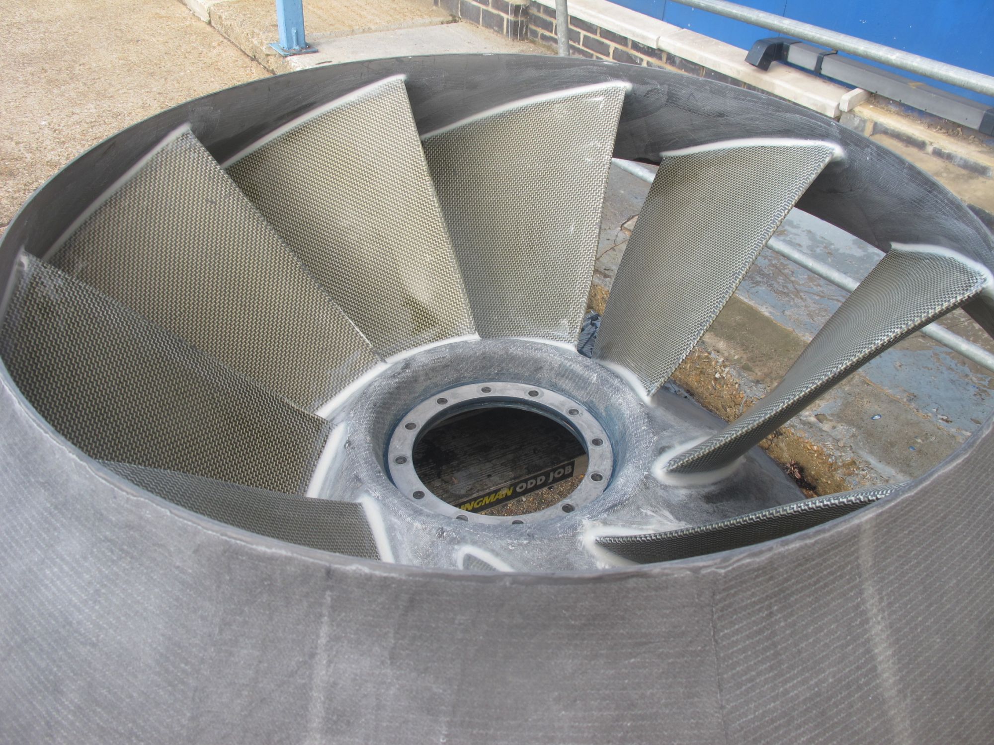 Mixed flow lift fan for hovercraft